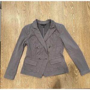 White House Black Market Casual Trophy Jacket Womens 10 double breasted fitted